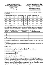 Đề thi Giữa học kỳ 2 | Toán 9