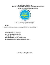 Phân tích chính sách sản phẩm của Công ty Cổ phần Xuất nhập khẩu Fuji | Môn Thực tập tốt nghiệp - Đại học Kinh tế và Quản trị kinh doanh, Đại học Thái Nguyên