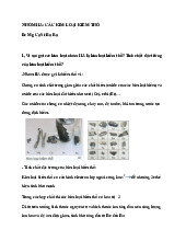 Bài giảng hoá đại cương vô cơ nhóm IIA- Kim loại kiềm thổ