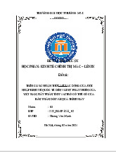 Vai trò cá nhân trong hội nhập quốc tế | Đề tài thảo luận Kinh tế Chính trị Mác - Lênin