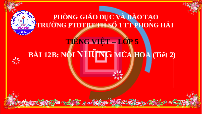Giáo án điện tử Tiếng việt 5 Kết nối tri thức: Tập làm văn