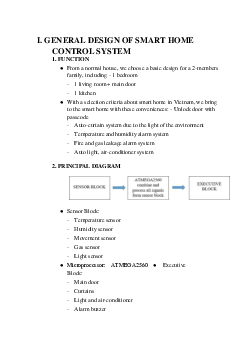 Báo cáo kết thúc môn học  Embeded System bằng tiếng Anh