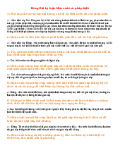 Bai giang - Bai tap dung sai ve ly luan nha nuoc