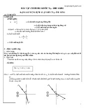 Bài tập Chương khúc xạ ánh sáng | Đại học Công nghiệp Thành phố Hồ Chí Minh