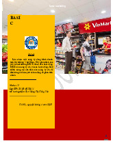 Phân tích các yếu tố môi trường MKT vi mô đến hoạt động MKT của VinMart | Bài thảo luận marketing căn bản