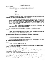 Câu hỏi chương 1 môn Quản trị tài chính   | Học viện Nông nghiệp Việt Nam