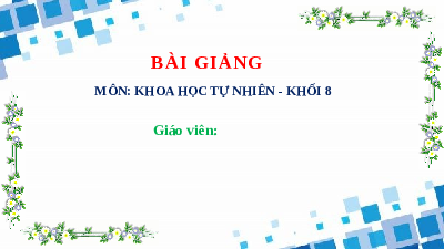 Giáo án điện tử Khoa học tự nhiên 8 Bài 20 Cánh diều: Sự nhiễm điện