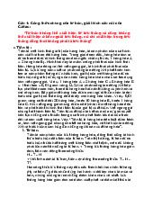 Trả lời câu hỏi - Chương 3