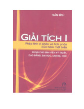 Giáo trình phép tính vi phân và tích phân hàm một biến | Môn toán cao cấp