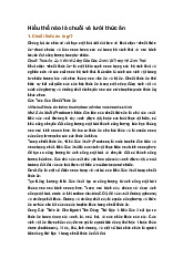 Hiểu thế nào là chuỗi và lưới thức ăn