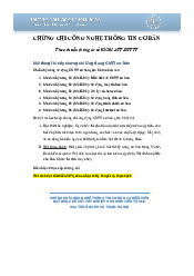 Chứng chỉ công nghệ thông tin cơ bản | Đại học Sư phạm Hà Nội