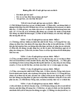 Viết 4-5 câu về một giờ học mà em thích | Tập làm văn lớp 2 | Chân trời sáng tạo