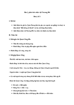 Văn mẫu lớp 10: Phân tích nhân vật Trương Phi trong đoạn trích Hồi trống Cổ thành | Cánh diều