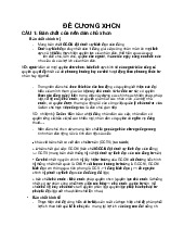Đề Cương XHCN: Bản Chất và Đặc Trưng Của Dân Chủ Xã Hội Chủ Nghĩa môn Chủ nghĩa xã hội khoa học | Trường Đại Học Tây Nguyên
