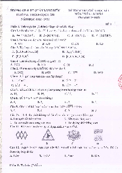 Đề giữa kì 1 Toán 6 năm 2022 – 2023 trường THCS Ngọc Lâm – Hà Nội