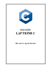 Bài giảng lập trình C - Tin học đại cương (IT1110) | Trường Đại học Bách khoa Hà Nội