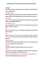 Định Hướng Ôn Tập Môn Tư tưởng Hồ Chí Minh | Đại học Sư phạm Thành phố Hồ Chí Minh