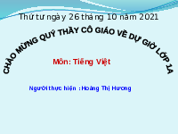 Giáo án điện tử Tiếng việt 1 bài 28 Chân trời sáng tạo: Học vấn: y, y