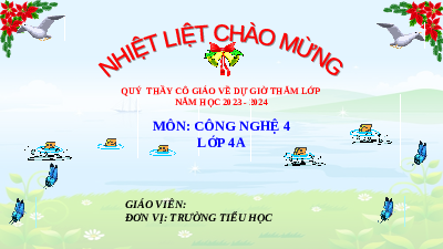 Giáo án điện tử Công nghệ 4 Bài 3 Cánh diều:  Một số loại cây cảnh phổ biến (tiết 2)