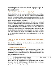 Khả năng thanh toán của doanh nghiệp là gì? Ví dụ và cách tính