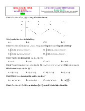 Đề ôn thi môn Toán tốt nghiệp THPT 2025  bám sát minh họa giải chi tiết-Đề 15