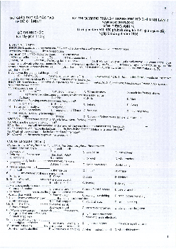 Kỳ thi Olympic truyền thống 30-4 TP Hồ Chí Minh lần 2 năm 2016 môn Tiếng Anh 10 - Đề Thi Chính Thức