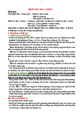 Khái niệm và Nguyên lý cơ bản | Môn Nguyên lý cơ bản Mác - Lênin 1 - Đại học Ngoại Thương