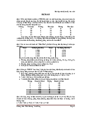 Bài tập môn quản trị sản xuất | Trường đại học Điện Lực