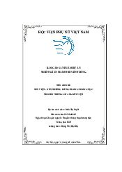 Báo cáo dự án thiết kế ấn phẩm truyền thông: Tết Việt - Nét thiêng liêng trong phong tục truyền thông của người Việt