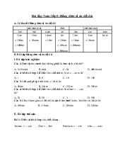 Bài tập Bảng đơn vị đo độ dài - Toán 3