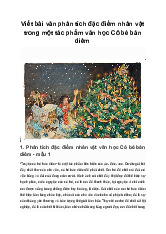 Viết bài văn phân tích đặc điểm nhân vật cô bé bán diêm | Ngữ văn 7