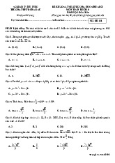 Đề KSCL học sinh giỏi Toán 10 năm 2024 – 2025 trường THPT Đồng Đậu – Vĩnh Phúc