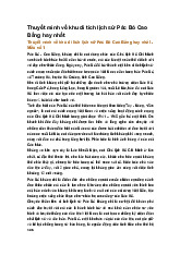 Thuyết minh về khu di tích lịch sử Pác Bó Cao Bằng hay nhất