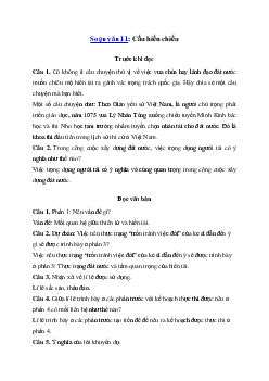 Soạn bài Cầu hiền chiếu Kết nối tri thức