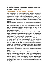 Lời dẫn dâng hoa cuối tháng 5, lời nguyện dâng hoa kính Mẹ ý nghĩa