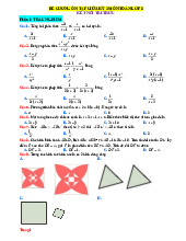 Đề Cương Ôn Tập Giữa Học Kỳ 2 Toán 8 Kết Nối Tri Thức Giải Chi Tiết