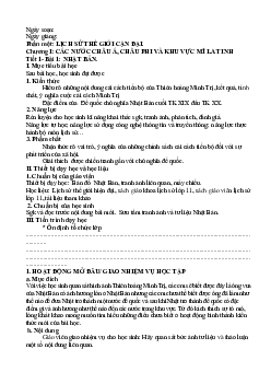 Giáo án Lịch Sử 11 theo công văn 5512 cả năm