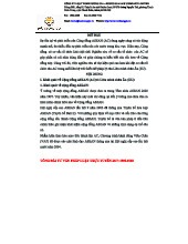 Nguyên tắc điều phối hoạt động của ASEAN và so sánh với EU