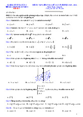 Đề ôn tập kiểm tra giữa kì 1 năm học 2025 – 2026 môn Toán lớp 10