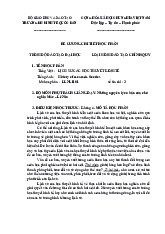 Đề cương chi tiết học phần-  Lịch sử các lý thuyết kinh tế | ĐH KINH TẾ QUỐC DÂN