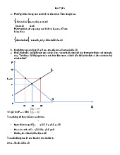 Bài tập Toán cao cấp | Trường Đại học Kinh tế – Luật, Đại học Quốc gia Thành phố Hồ Chí Minh