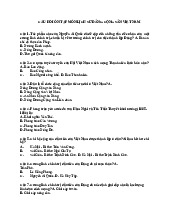 122 câu hỏi trắc nghiệm môn Lịch sử Đảng | Trường đại học Nguyễn Tất Thành