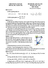 Đề giữa học kì 1 Toán 9 năm 2025 – 2026 trường THCS Nghĩa Tân – Hà Nội