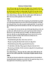 Đề cương tự luận ôn tập môn Tâm lí học