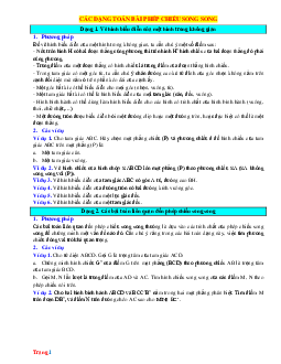 Câu hỏi tự luận Toán 11 Bài 14: Phép chiếu song song