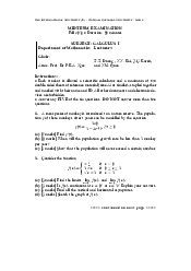Midterm Exam - Calculus 1 | Trường Đại học Quốc tế, Đại học Quốc gia Thành phố HCM