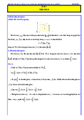 Các dạng bài tập tích phân Toán 12 KNTTVCS