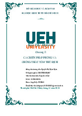 Bài thu hoạch Chương 5: Các biện pháp phòng và chống thâu tóm thù địch môn Sáp nhập, mua lại và tái cấu trúc doanh nghiệp  | Trường Đại học Kinh tế Thành phố Hồ Chí Minh