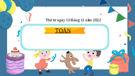 Giáo án điện tử Toán 3 Tuần 15 Tiết 1 Chân trời sáng tạo: Hình tròn