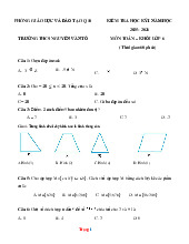 Đề Kiểm Tra HK 1 Toán 6 Cánh Diều Trắc Nghiệm THCS Nguyễn Văn Tố 2025-2026 Có Đáp Án